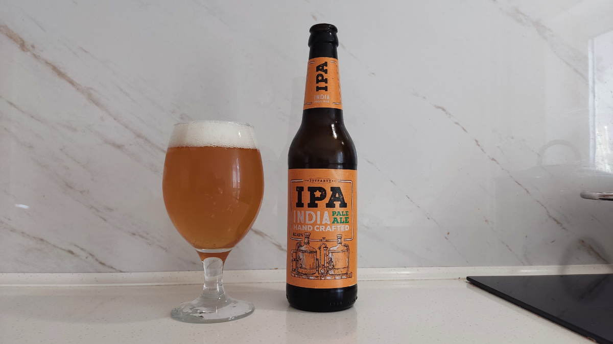 Обзор пива "Joy Party IPA" от Домодедовской пивоварни