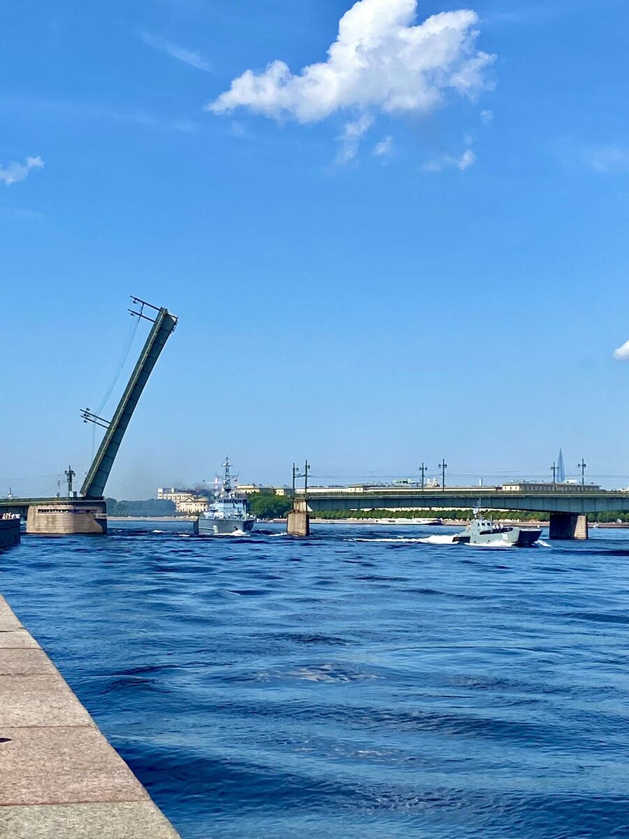 фото с репетиции парада ко дню ВМФ