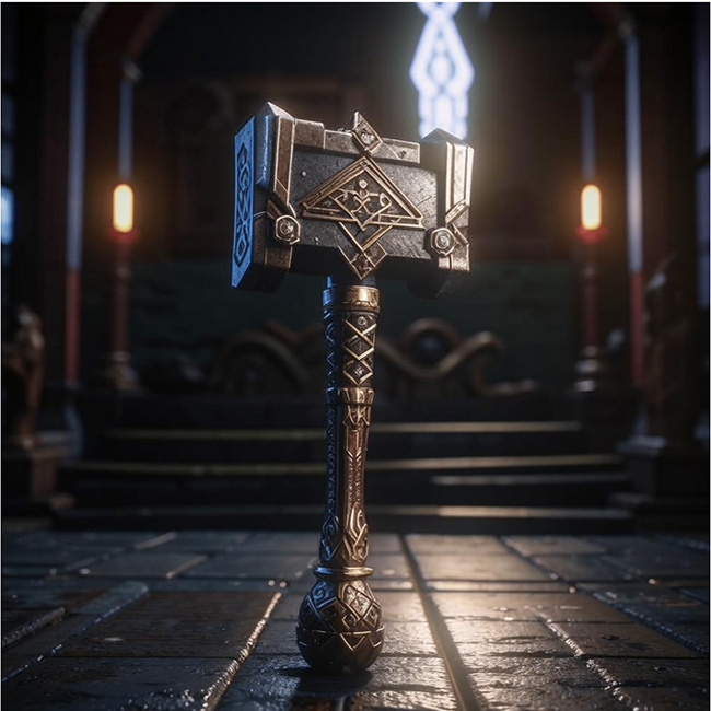 Мьелльник: Тор не забудет взять это легендарное оружие на поле боя с чудовищами.