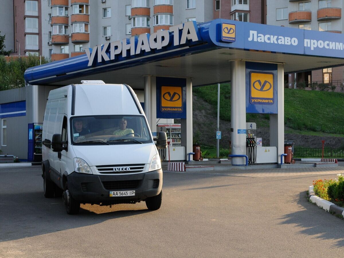    Заправочная станция компании "Укрнафта"© РИА Новости / Александр Максименко