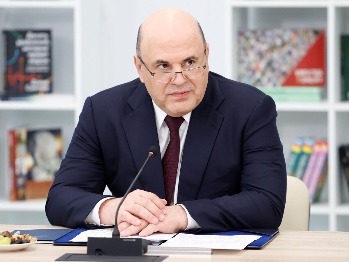    Председатель правительства РФ Михаил Мишустин на встрече с молодыми учеными и преподавателями специализированного учебно-научного центра Новосибирского государственного университета© РИА Новости / Дмитрий Астахов