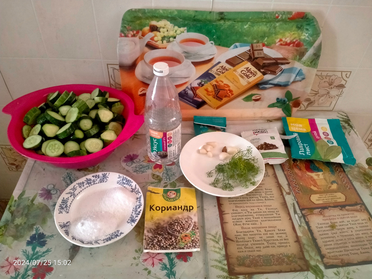 Необходимые продукты 