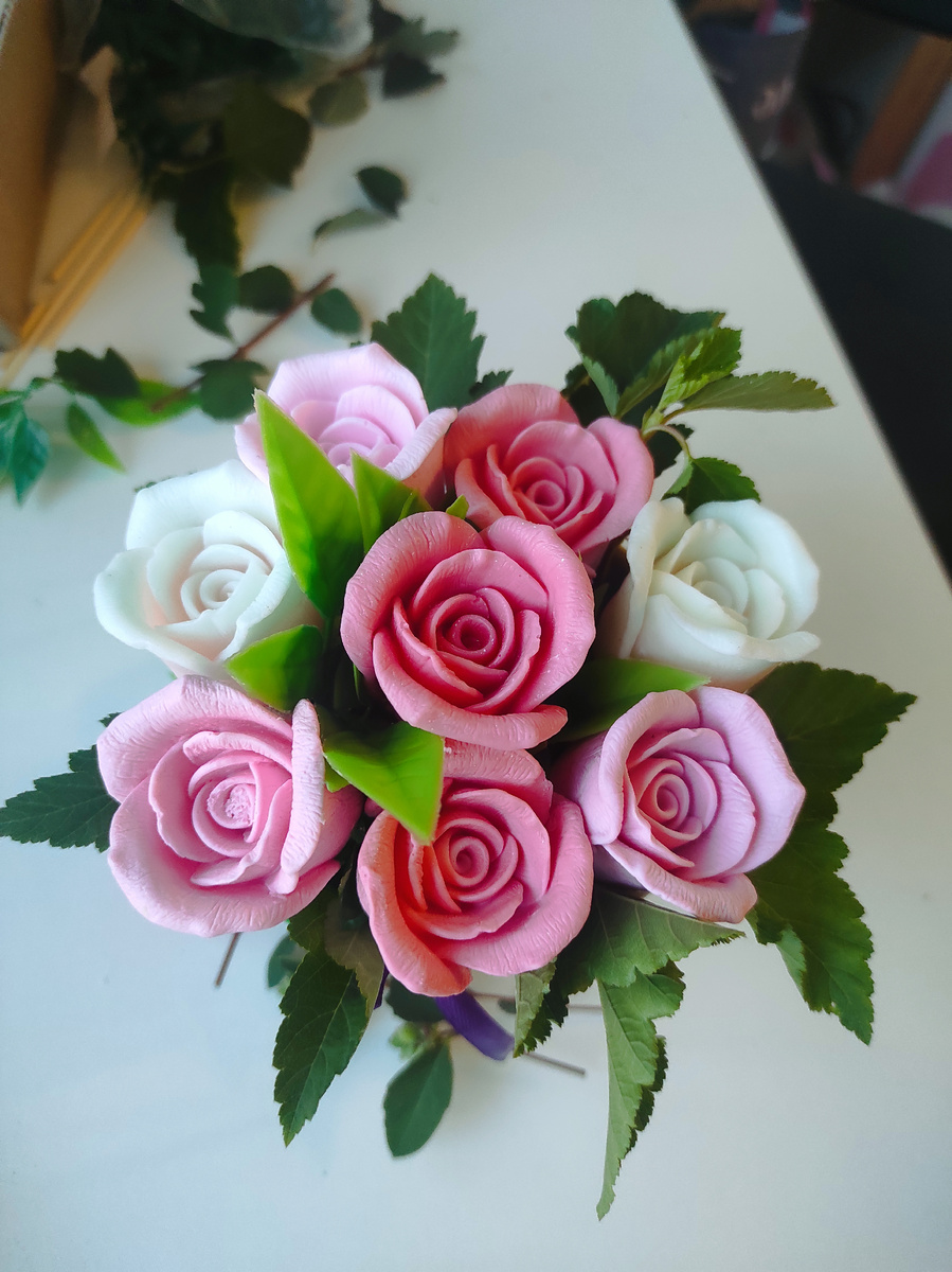 Букет из мыла