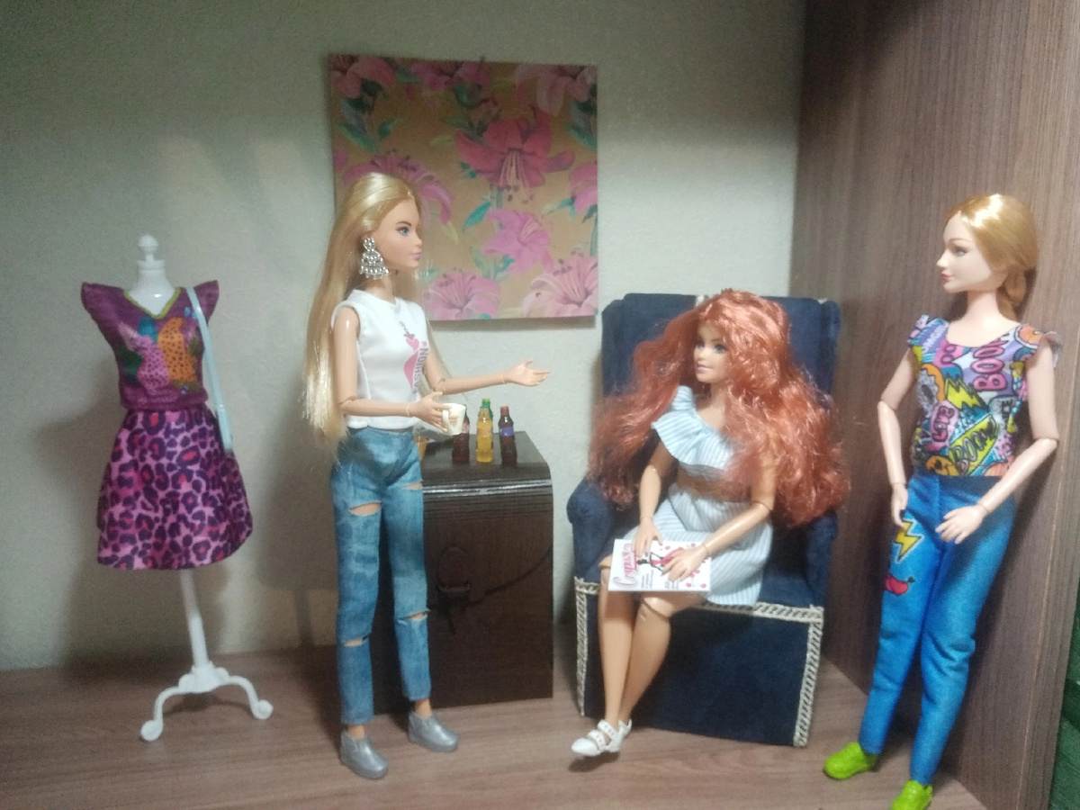 Светик, Катерина и Оленька.