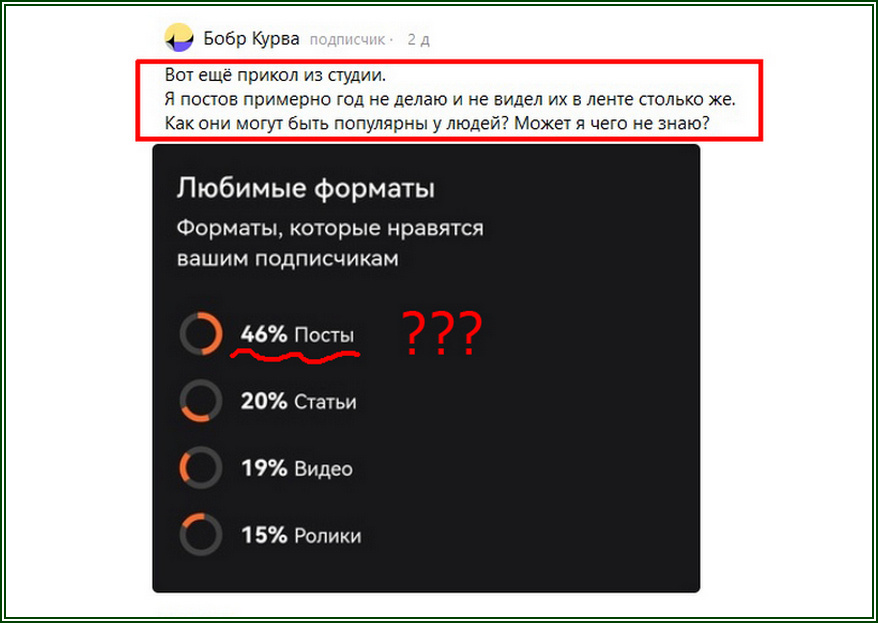 Это посты - любимые форматы?)