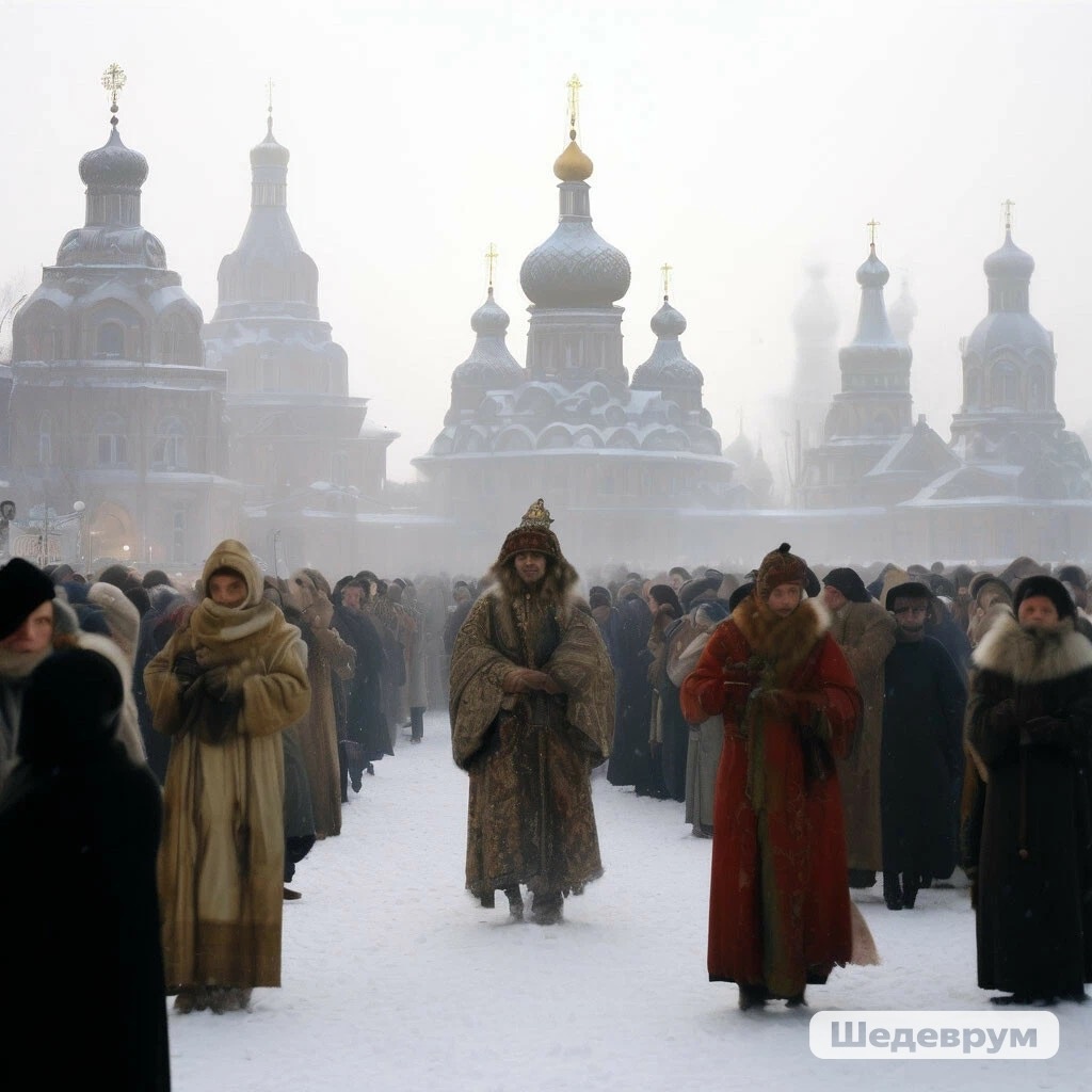 День Крещения Руси /как это видит Шедеврум/