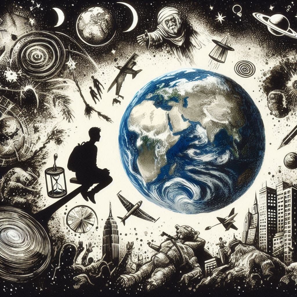 Знай, что если бы ты, внезапно поднявшись вверх над землей, бросил бы взгляд на человеческие дела и на многоизменчивый ход их, то преисполнился бы презрения к ним, имея в то же время возможность созерцать столько существ, обитающих окрест, в воздухе и эфире, и что сколько бы раз ты не подымался таким образом, ты всегда увидишь одно и то же, единообразное и кратковечное. И этим-то мы гордимся! Марк Аврелий