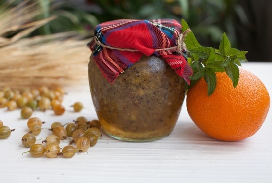    Варенье из крыжовника и апельсина