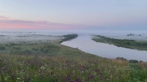 Рассвет в селе Юрьево