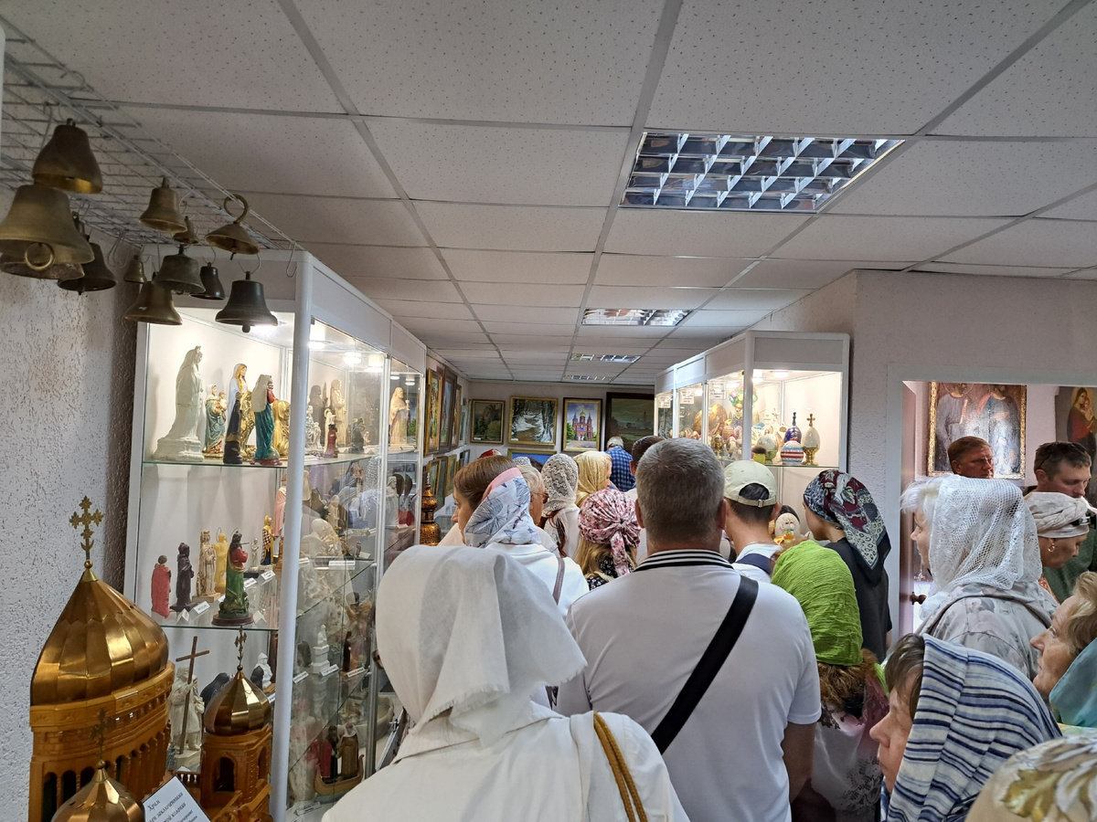 В местном монастырском музее