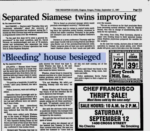 Газетная заметка о происшествии