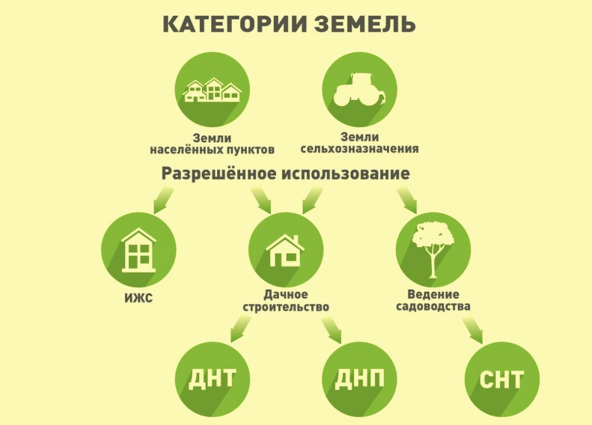 Днт ижс разница