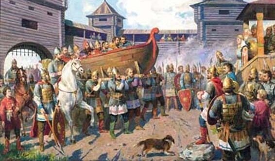 Месть княгини Ольги древлянам (изображение из открытых источников)