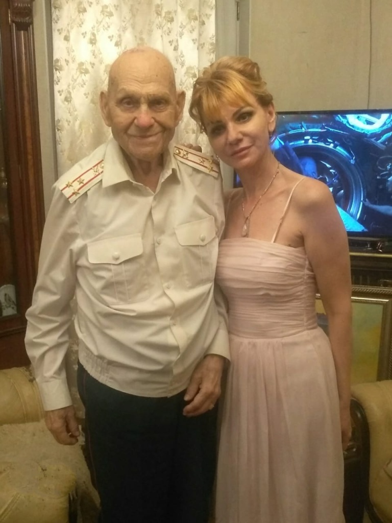 Спартак Сычев с дочерью Натальей