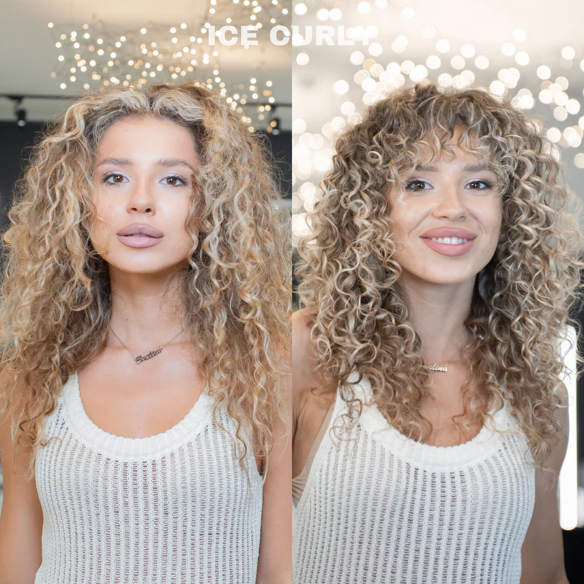 Преображение гостьи с помощью продуктов ICE CURLY, о которых расскажем далее.