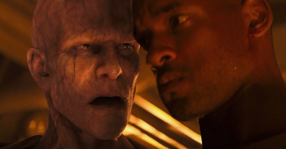 Кадр с альтернативной концовки фильма “Я - легенда” (2007)