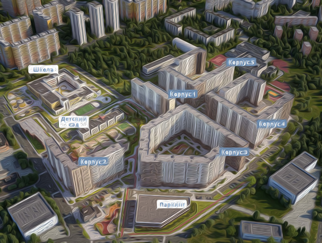 Генеральный план ЖК Первый Шереметьевский 