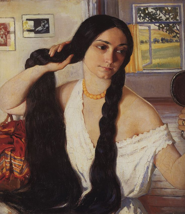 Зинаида Серебрякова. Портрет Ольги Константиновны Лансере. 1910. Частная коллекция