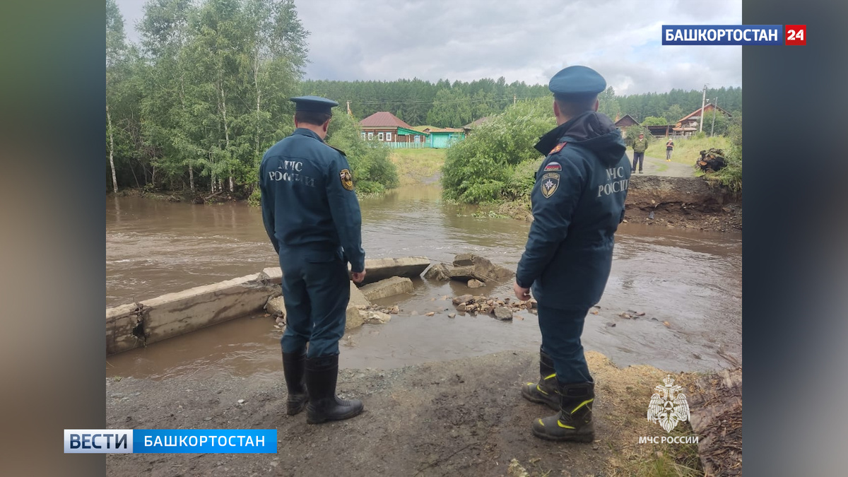    В Башкирии с подтопленных территорий эвакуировали 96 человек