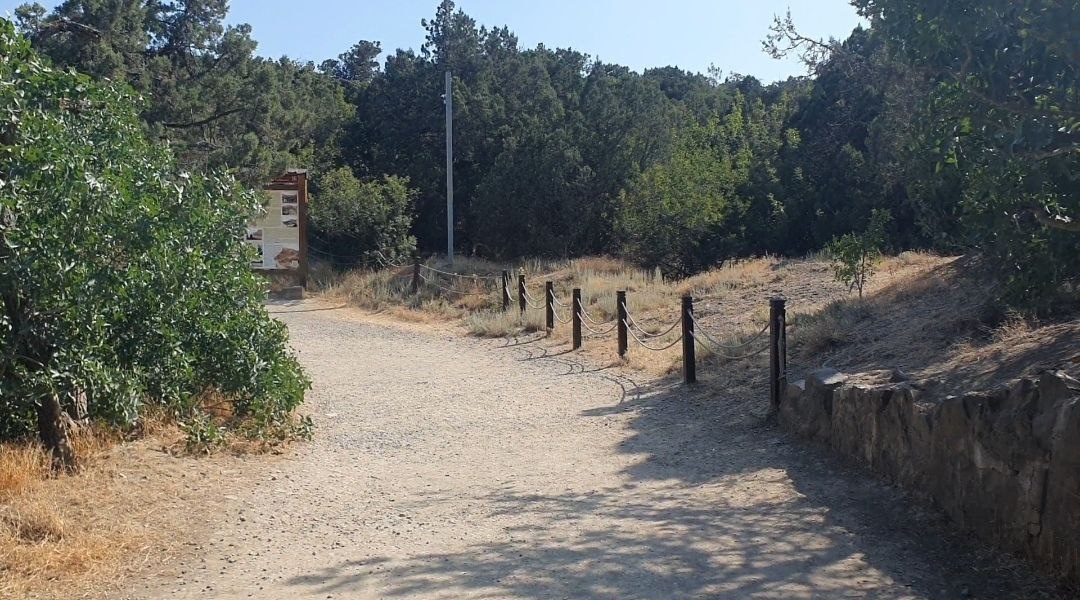 Вход на тропу Голицина с Можжевелового парка