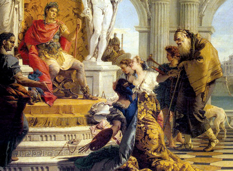  "Меценат представляет императору Августу свободные искусства"
Картина – Джованни Баттиста Тьеполо
.