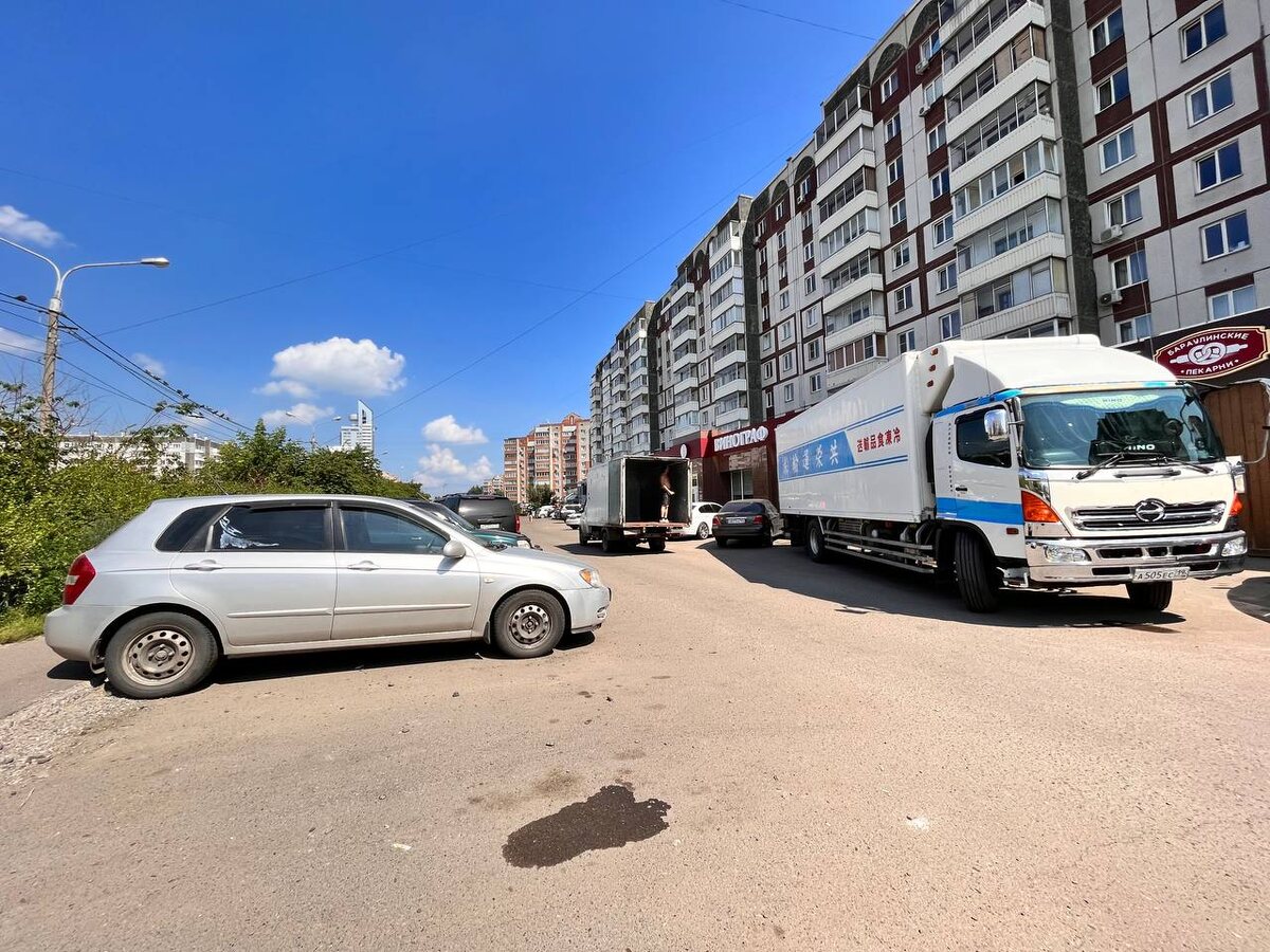 Красноярск в знойный день)