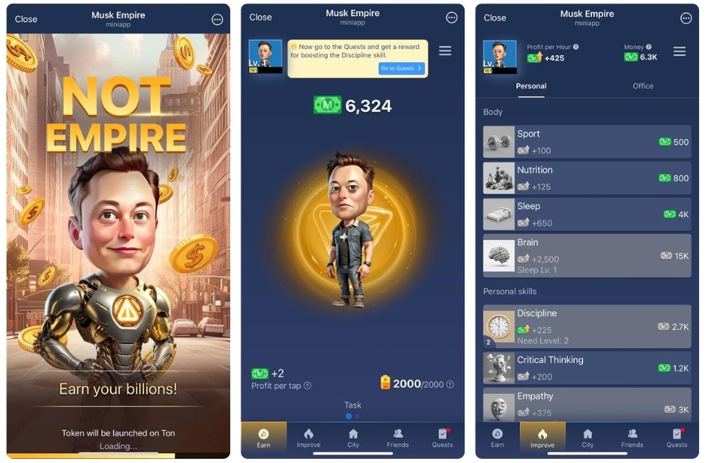 Musk empire ответы