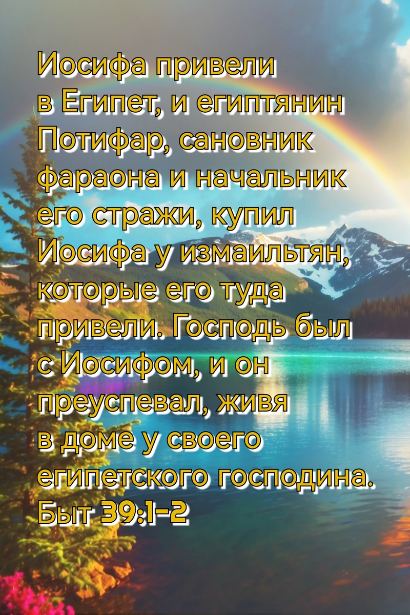 Книга Бытие, Глава 39, Стихи 1-2.