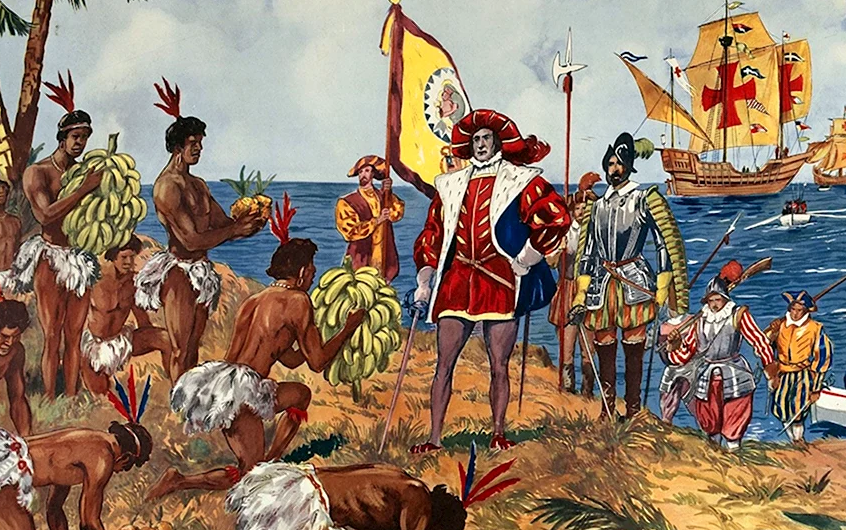 Источник: https://cvam.ru | Впервые европейцев познакомил с ананасом Христофор Колумб, захватив фрукт с собой, после посещения островов Ямайка и Гаити в результате своего плавания в 1493 году