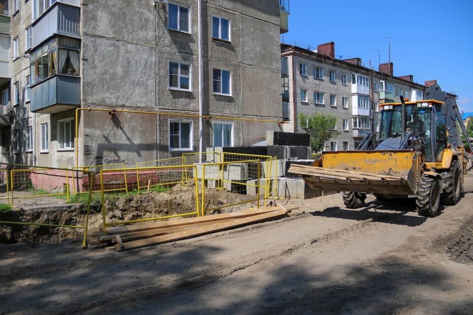    Реконструкция тепловых сетей в Новоалтайске. Источник: Виталий Барабаш