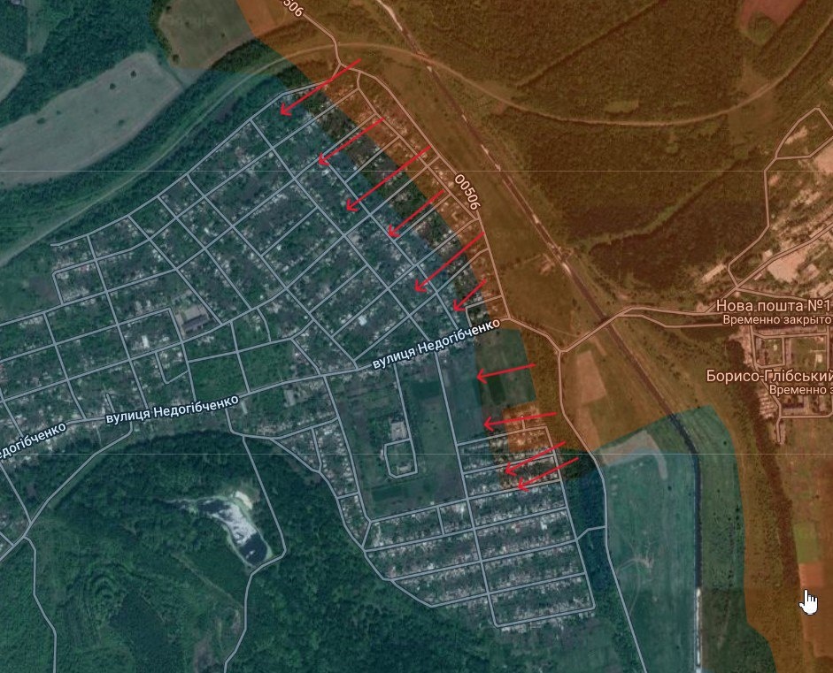    Карта спецоперации. Штурм Часов Яра.