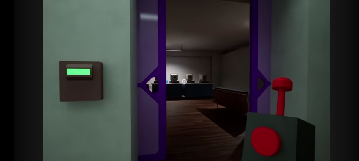 Фиолетовая дверь