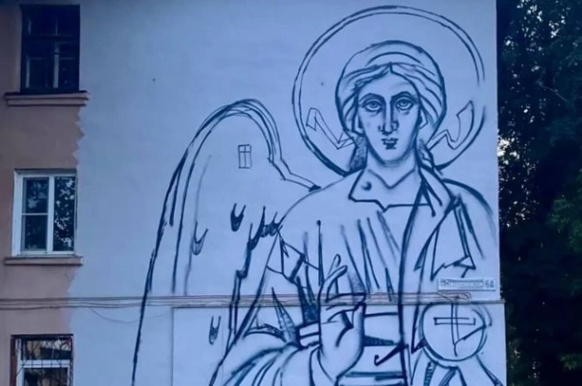    Мурал с изображением Архангела Гавриила появится у Нижегородской ярмарки