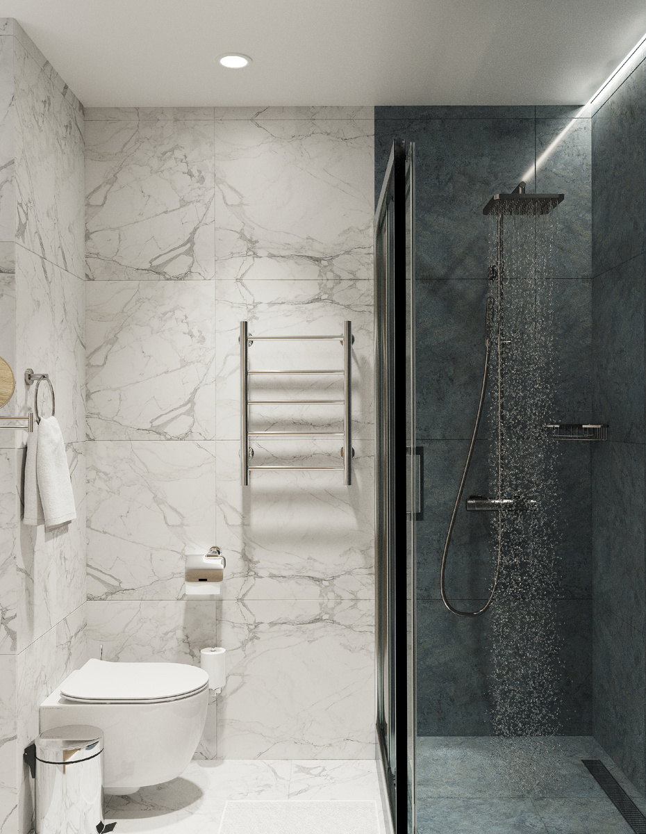 Обратите внимание на подвесной унитаз - подвесная конструкция для быстрой уборки 