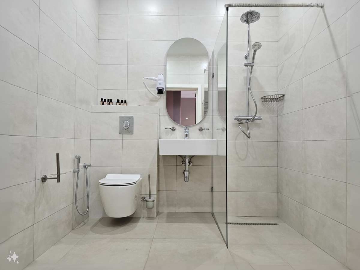 Ванная в отеле Каспий