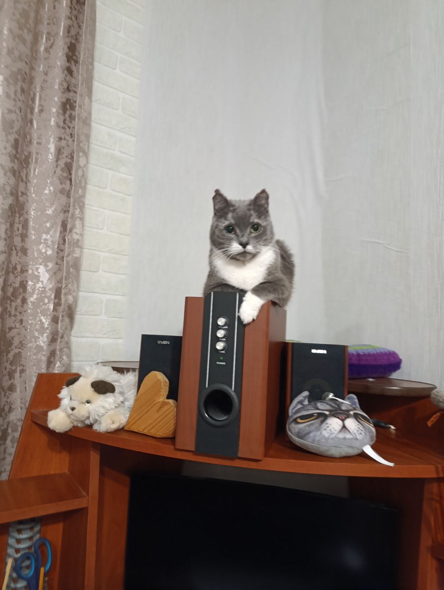 Хотя встретил он меня вот с таким серьезным видо типо:"нам надо поговорить"