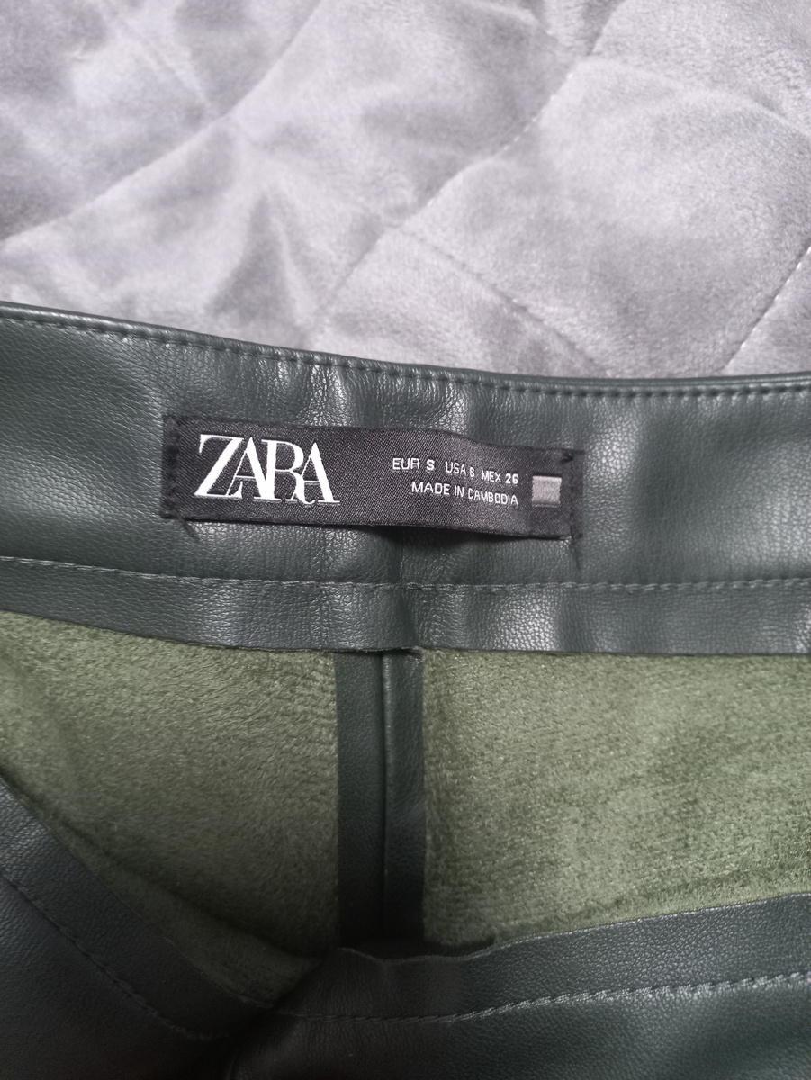 Размеры кожаных штанов ZARA