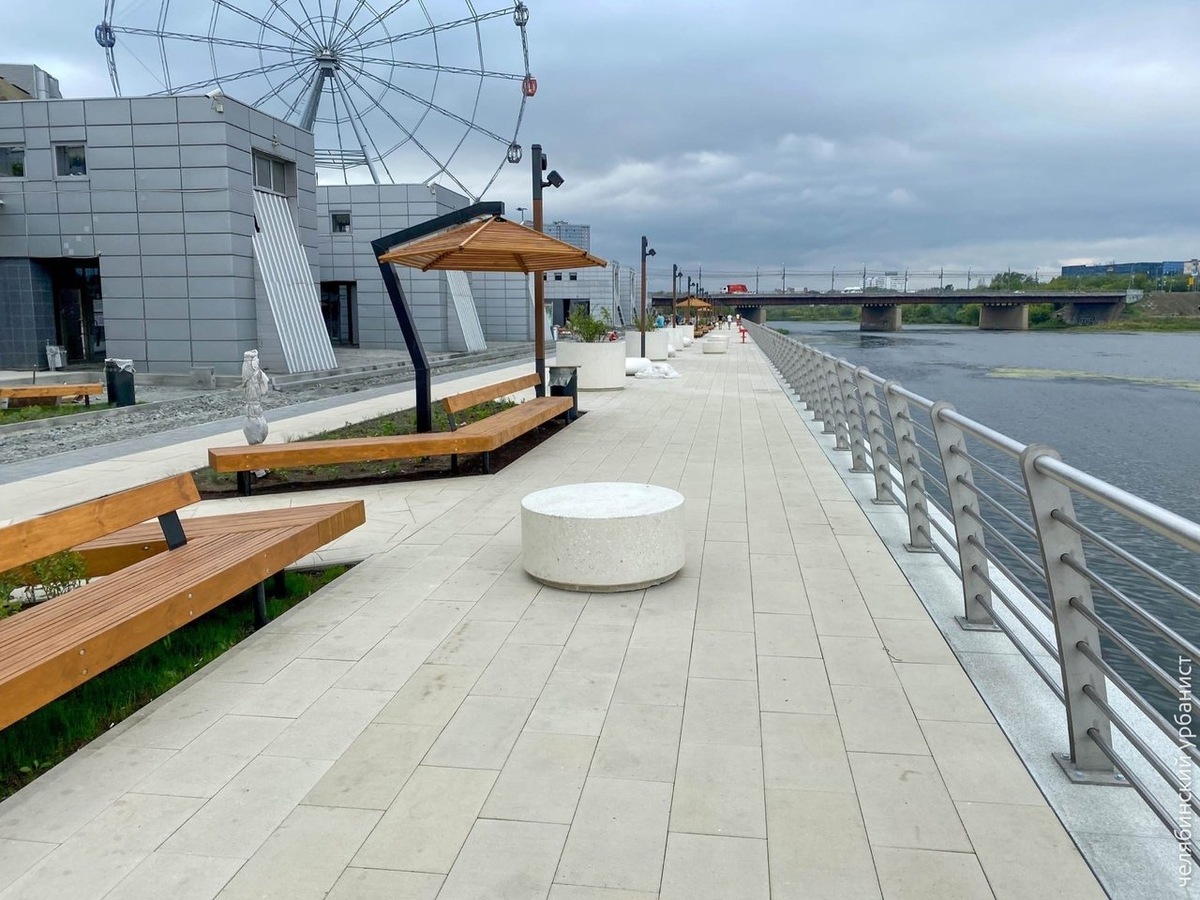 Набережная р.Миасс г.Челябинск ц-н район 