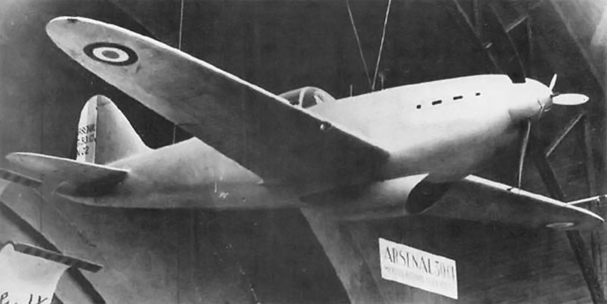  макет легкого истребителя Arsenal VG-30 C-1 на парижском авиасалоне. Снимок airwar.ru