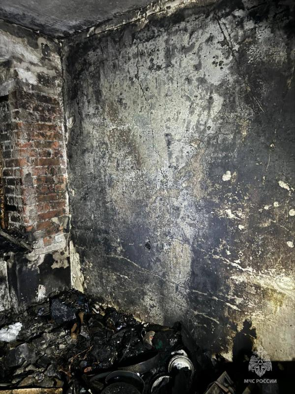 Последствия пожара. Фото: МЧС Ростовской области