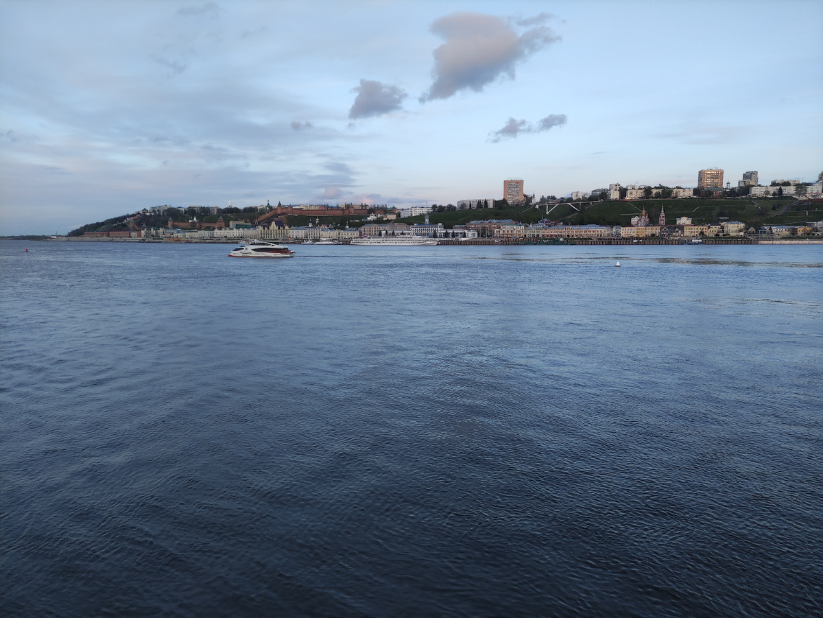 Вид на Нагорную часть НН с Окской набережной