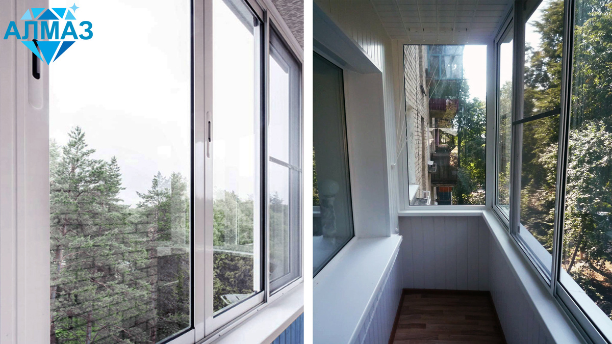 Холодное остекление балкона