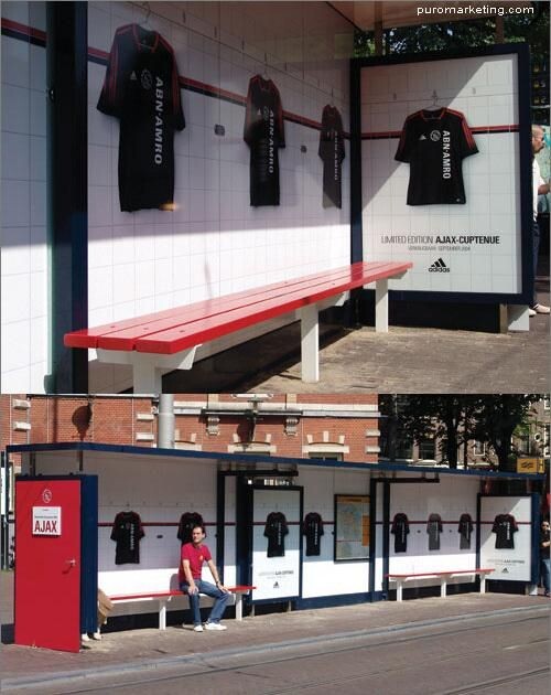 Адидас решил наглядно показать как выглядят их футболки.