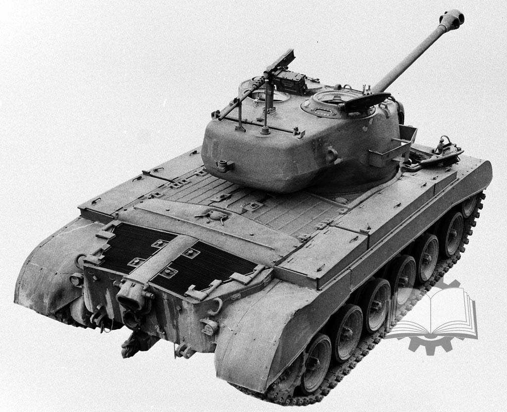 В таком виде танк можно легко спутать с T26E3.