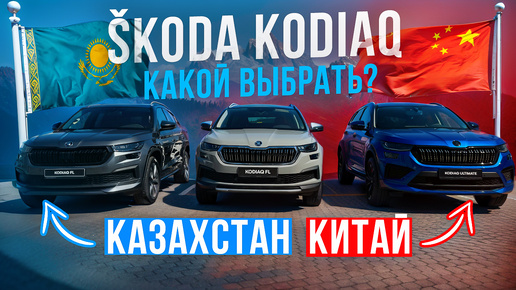 SKODA KODIAQ из Казахстана и Китая, отличия, комплектации и цены