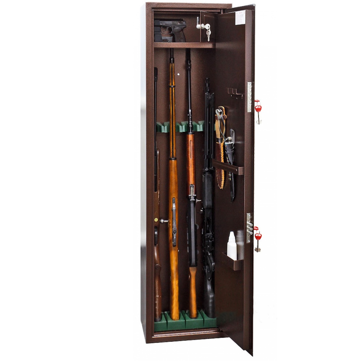 Оружейный шкаф КО-033т на 4 ружья