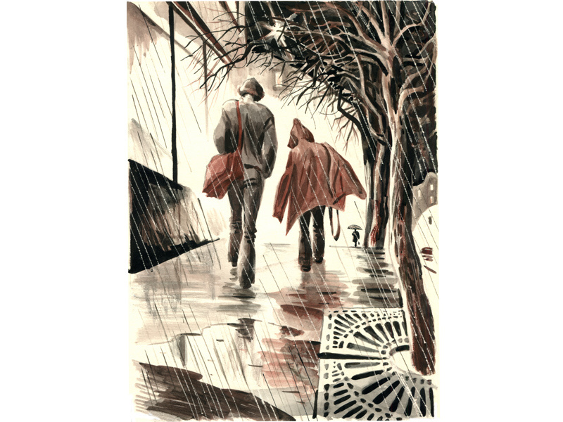 Иллюстрация из книги «Журавленок и молнии»