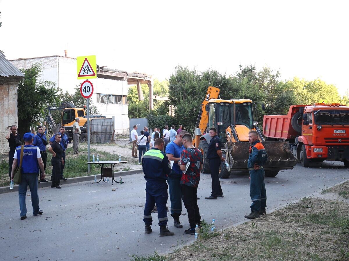    Последствия взрыва на канализационно-насосной станции в Красноармейском районе Волгограда© РИА Новости / Кирилл Брага