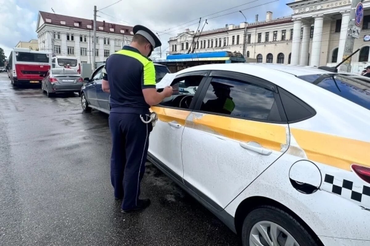    За неделю в Тульской области выявлено 25 нелегальных таксистов