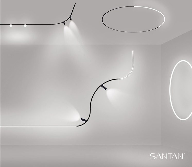 Магнитные трековые системы ARC от бренда SANTAN. Совместимы с 22-Magnetic (прямым треком), могут использоваться самостоятельно